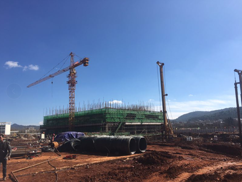 昆明桃花源·清風明月項目商業(yè)1棟預計今年4月建成