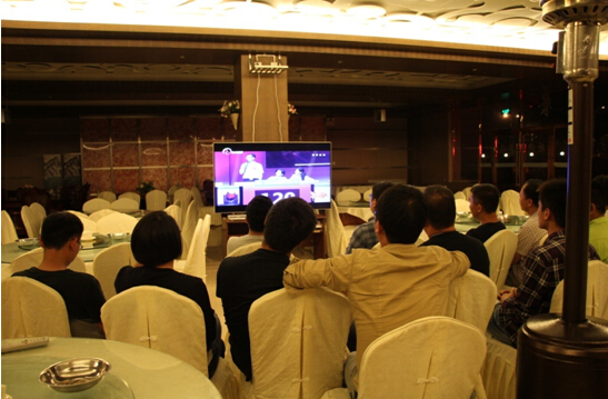 建工地產(chǎn)組織全體員工觀看“黨在我心中”宣傳片