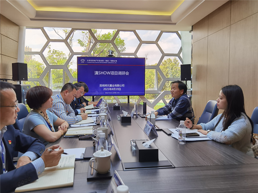 孟春柳到建投·滇SHOW項目調(diào)研