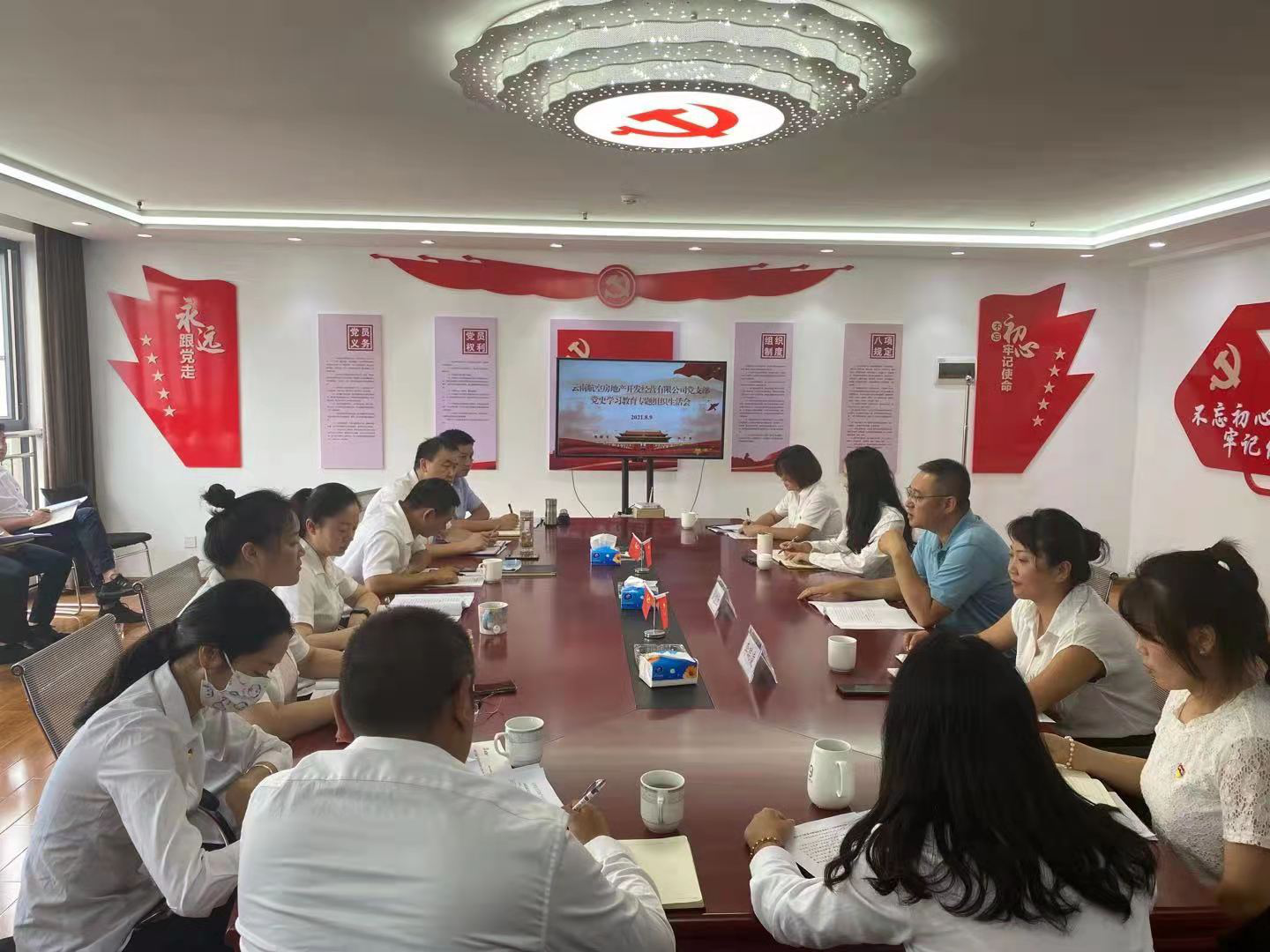 云航地產(chǎn)黨支部召開黨史學(xué)習(xí)教育專題組織生活會(huì)