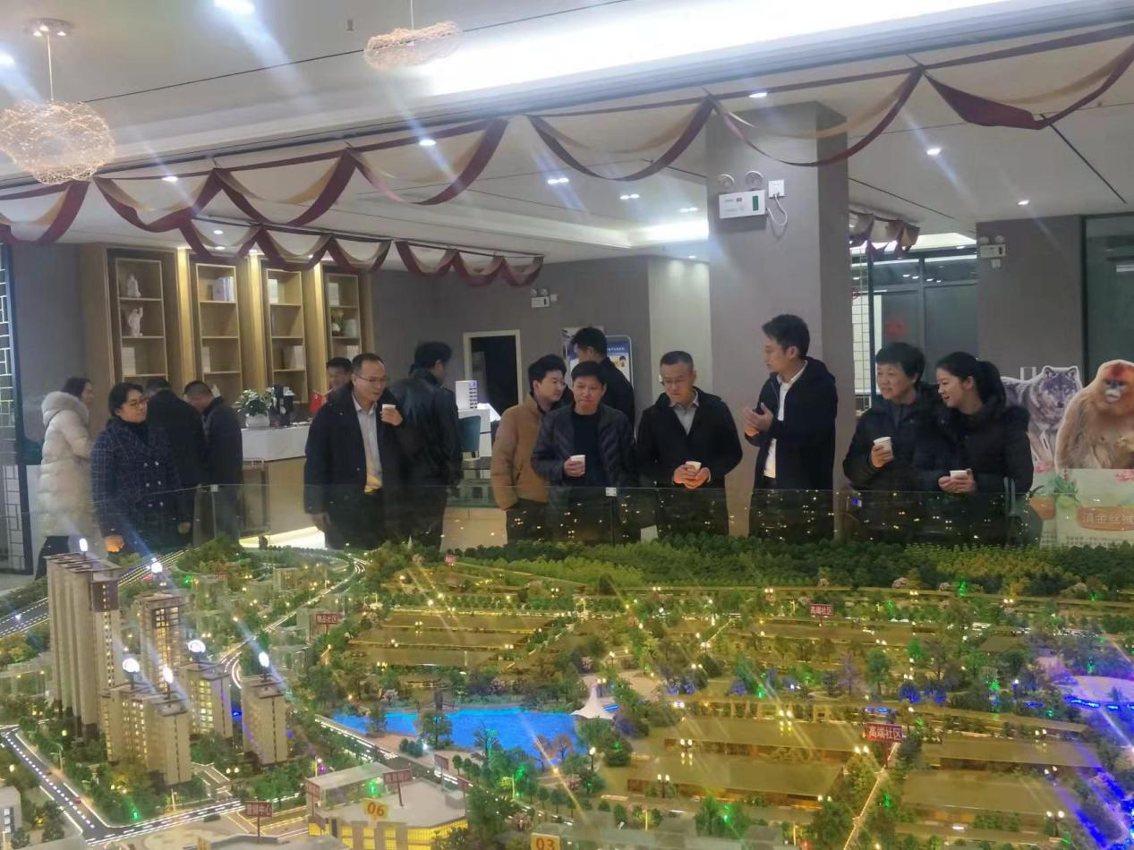 云南電子信息學校校長王正理到安居和苑項目參觀