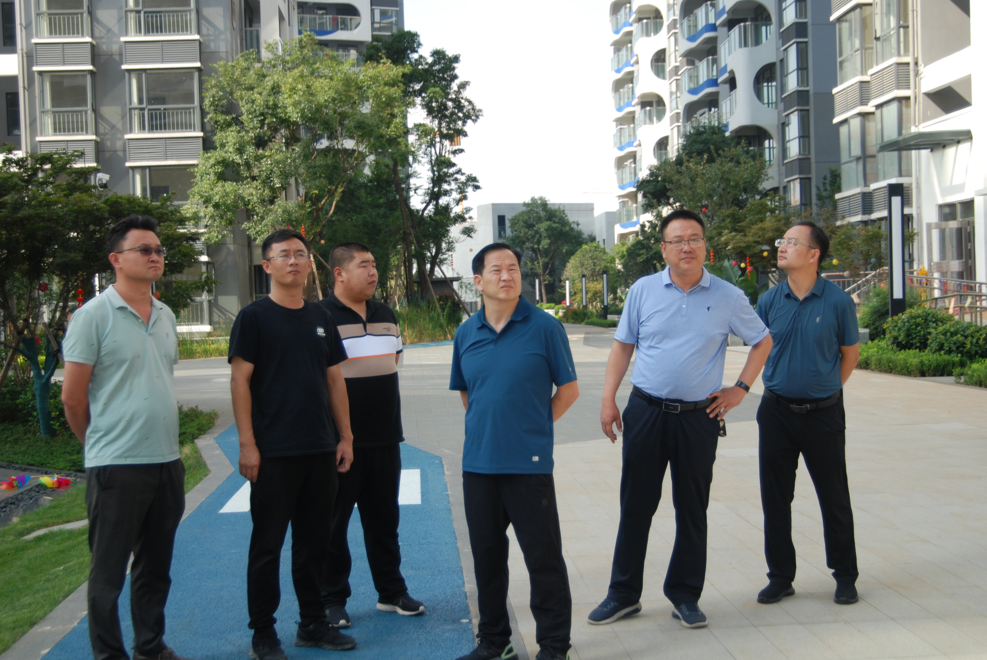 孟春柳到安居和苑項(xiàng)目、玉溪高鐵新城項(xiàng)目檢查指導(dǎo)