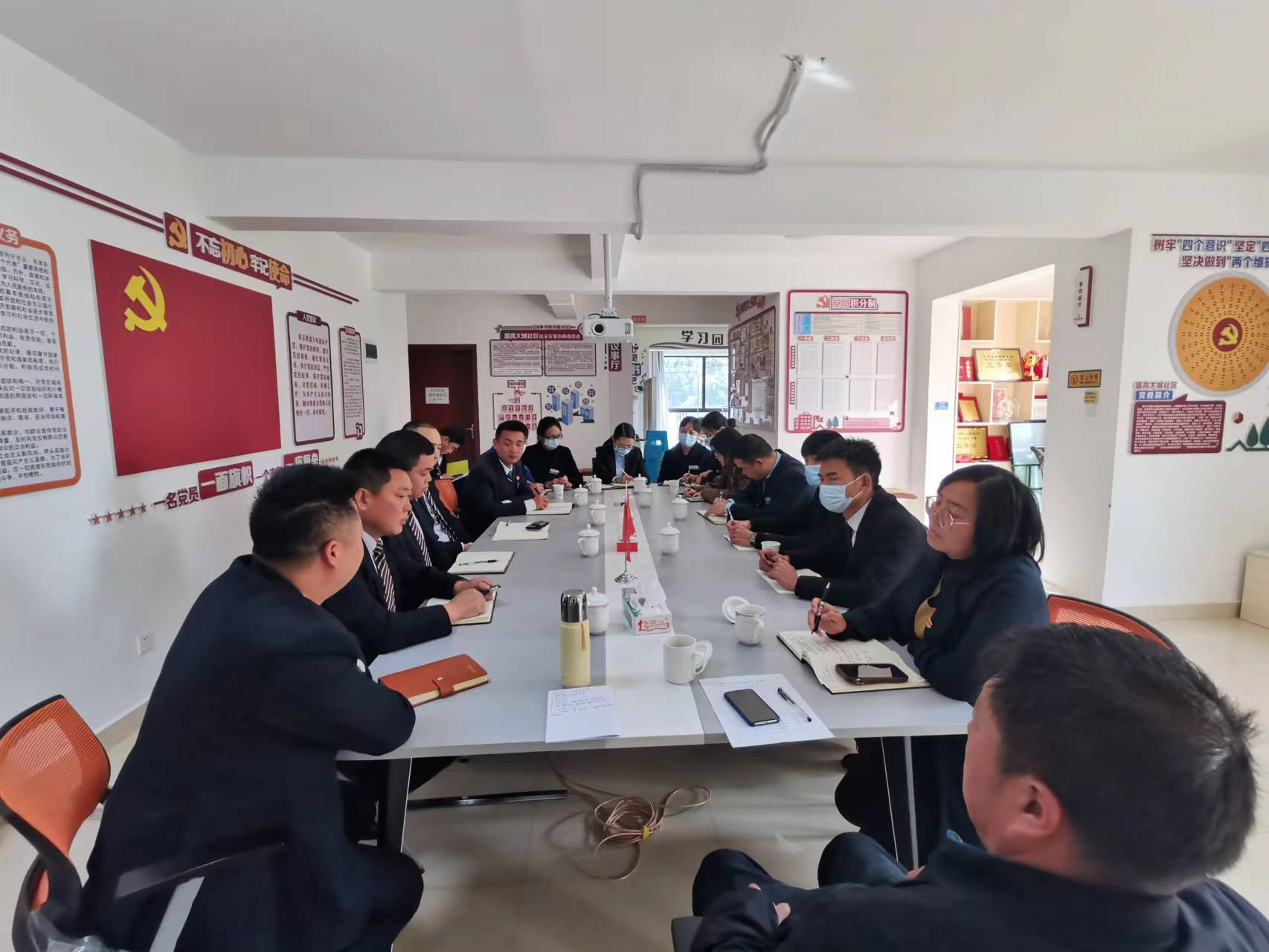 省房物業(yè)到盛高物業(yè)服務(wù)項(xiàng)目開展紅色物業(yè)學(xué)習(xí)交流