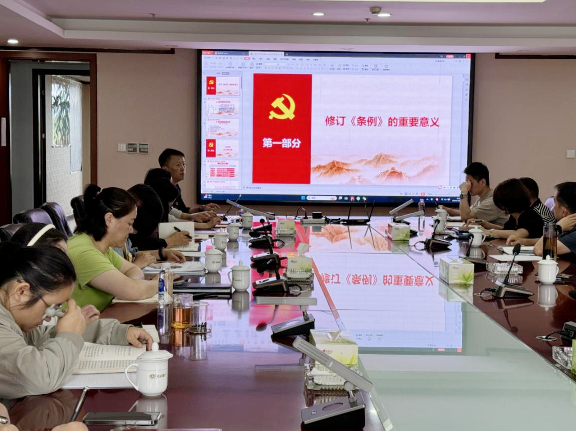 胡亞東講授黨紀(jì)學(xué)習(xí)專題黨課